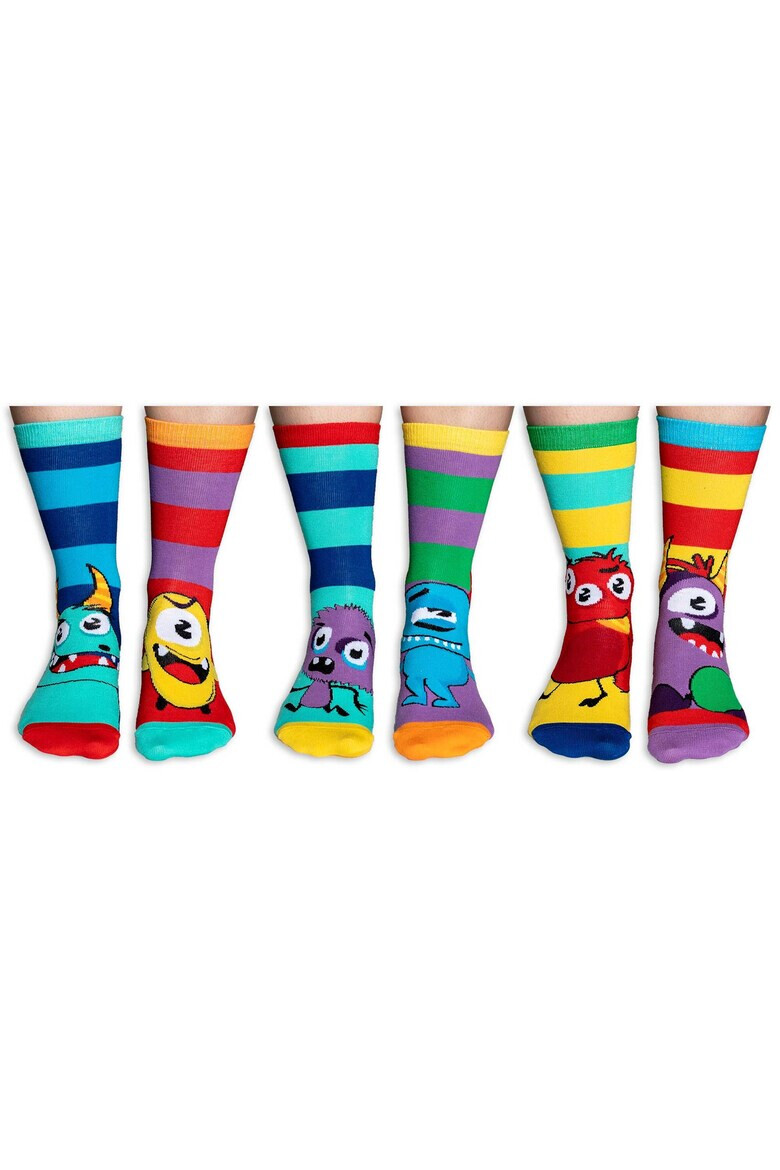 United OddSocks Дълги чорапи с щампа - 3 чифта - Pepit.bg