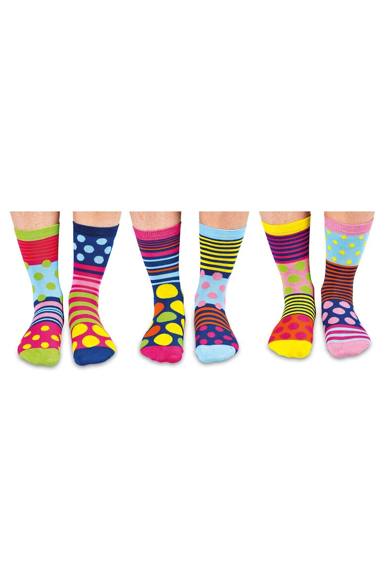 United OddSocks Индивидуално десенирани чорапи - 6 чифта - Pepit.bg
