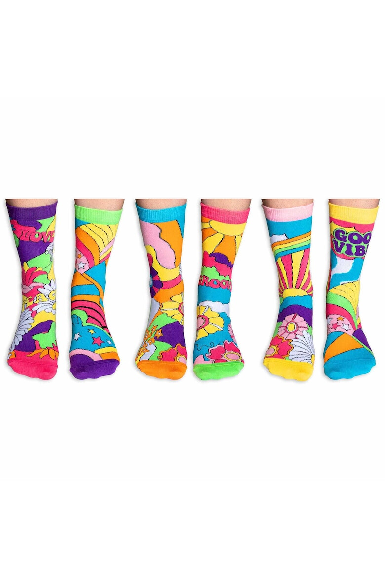 United OddSocks Индивидуално десенирани чорапи - 6 чифта - Pepit.bg