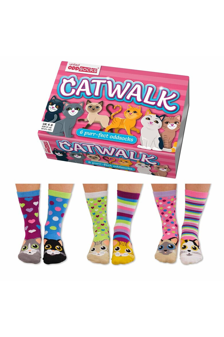 United OddSocks Индивидуално десенирани чорапи - 6 чифта - Pepit.bg