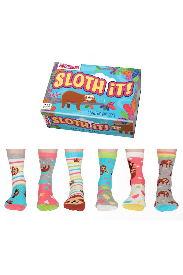 United OddSocks Индивидуално десенирани чорапи - 6 чифта - Pepit.bg