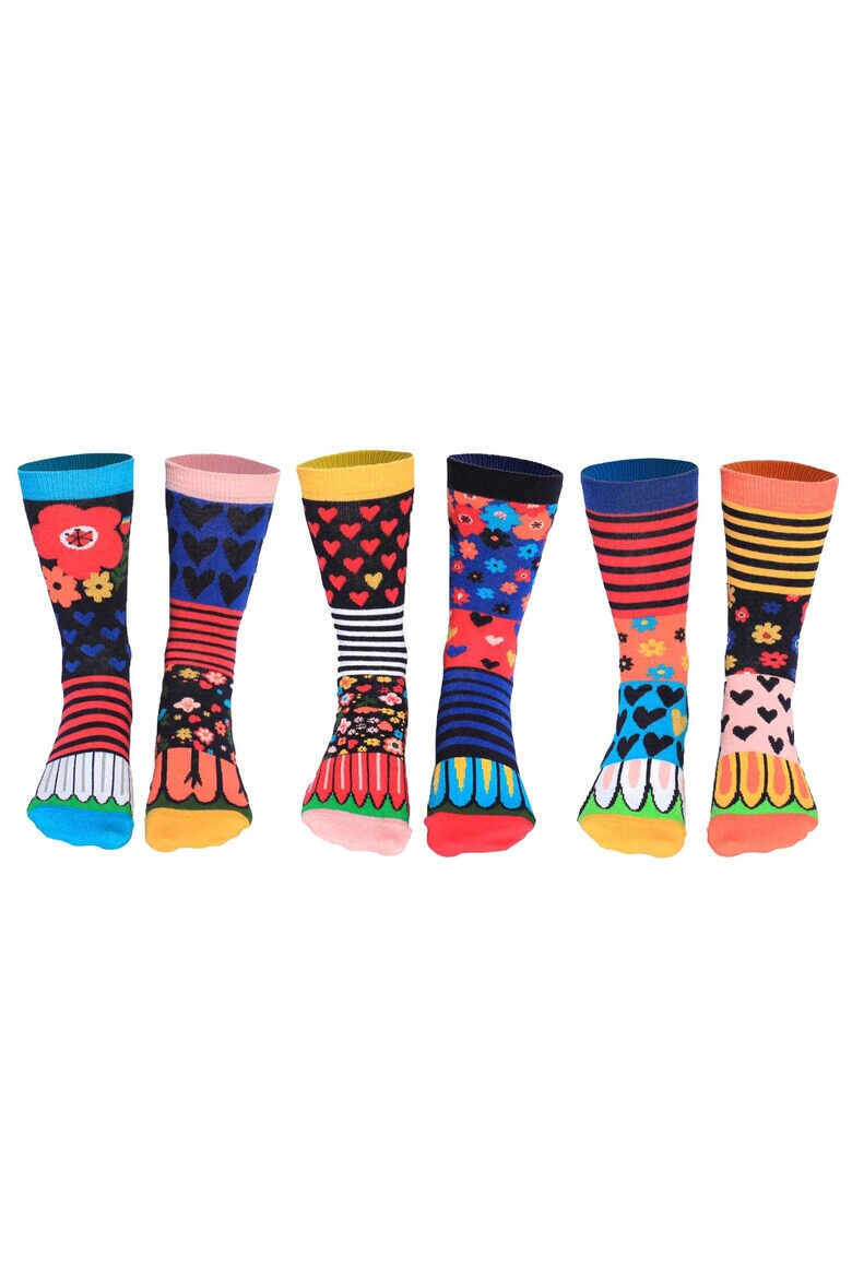 United OddSocks Индивидуално десенирани чорапи - 6 чифта - Pepit.bg