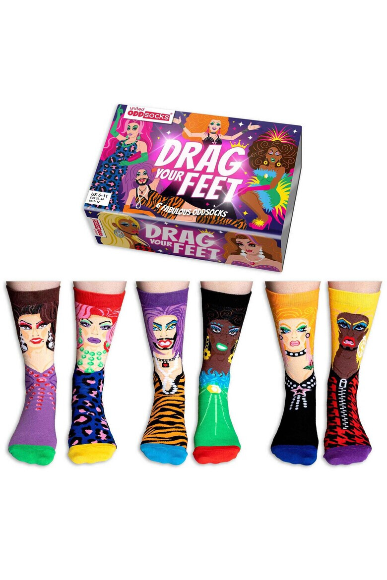 United OddSocks Унисекс къси чорапи Motto - 3 чифта - Pepit.bg