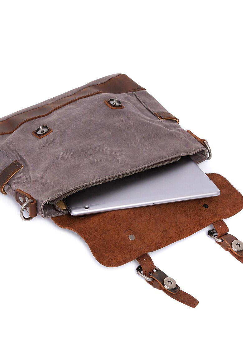 Urban Bag Чанта с кожа и капаче - Pepit.bg