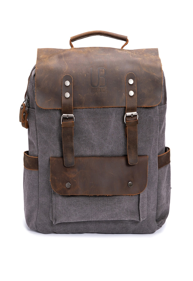 Urban Bag Унисекс раница с кожени елементи - Pepit.bg