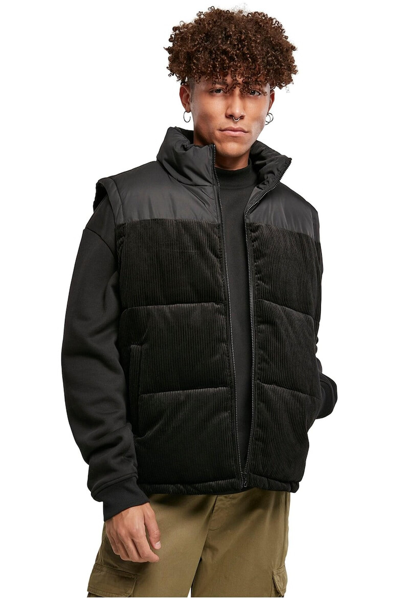 Urban Classics Джинсов елек с цип - Pepit.bg