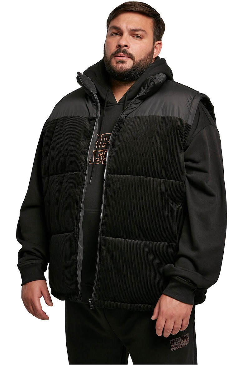 Urban Classics Джинсов елек с цип - Pepit.bg