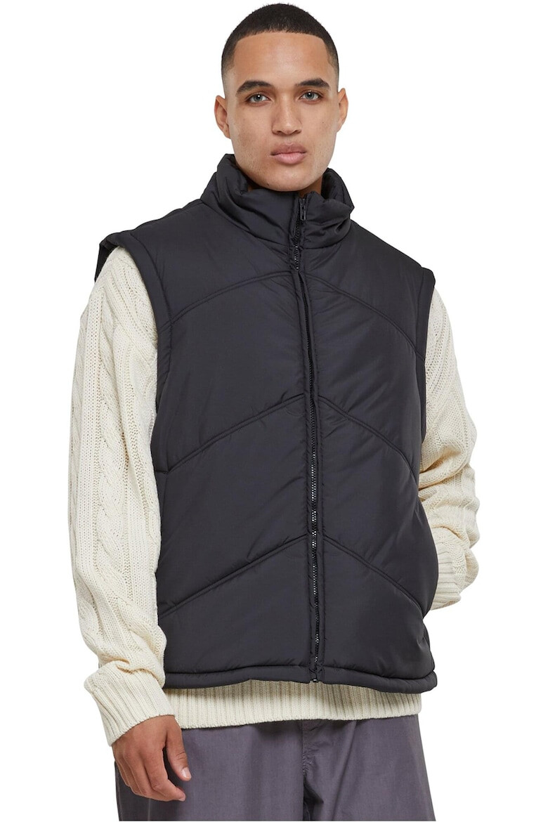 Urban Classics Капитониран елек с цип - Pepit.bg