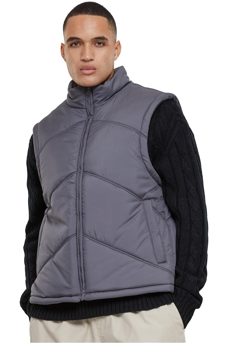 Urban Classics Капитониран елек с цип - Pepit.bg