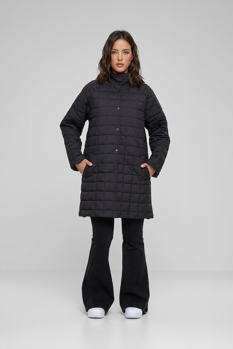 Urban Classics Капитонирано яке - Черен - Pepit.bg