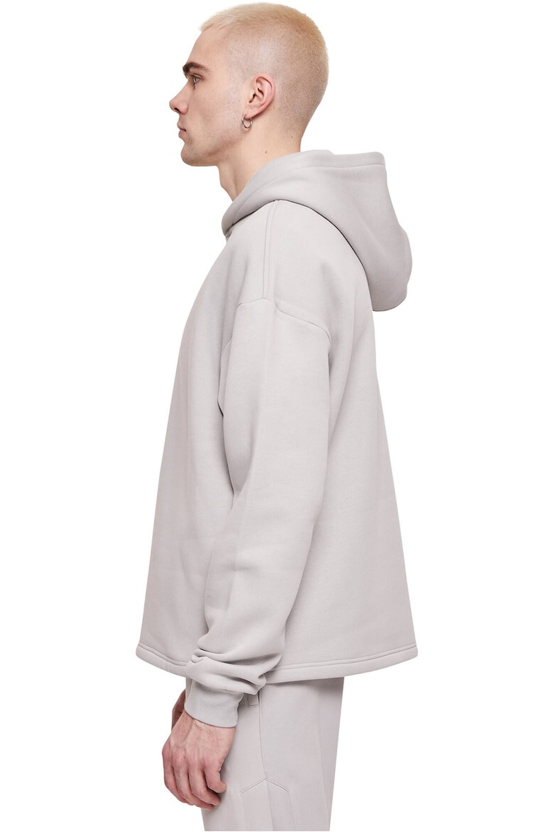 Urban Classics Памучно худи - Светло сив - Pepit.bg