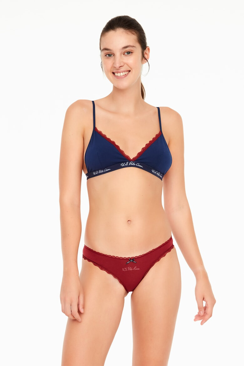 US Polo Assn Бикини с лого - 3 чифта - Pepit.bg