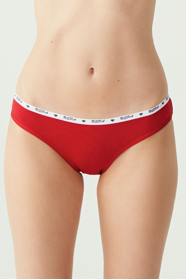 US Polo Assn Бикини с памук - 3 чифта - Pepit.bg