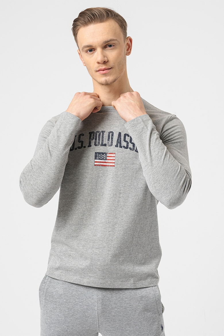 US Polo Assn Блуза с лого - Pepit.bg