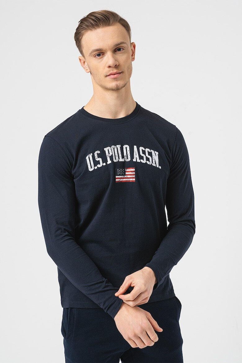 US Polo Assn Блуза с лого - Pepit.bg