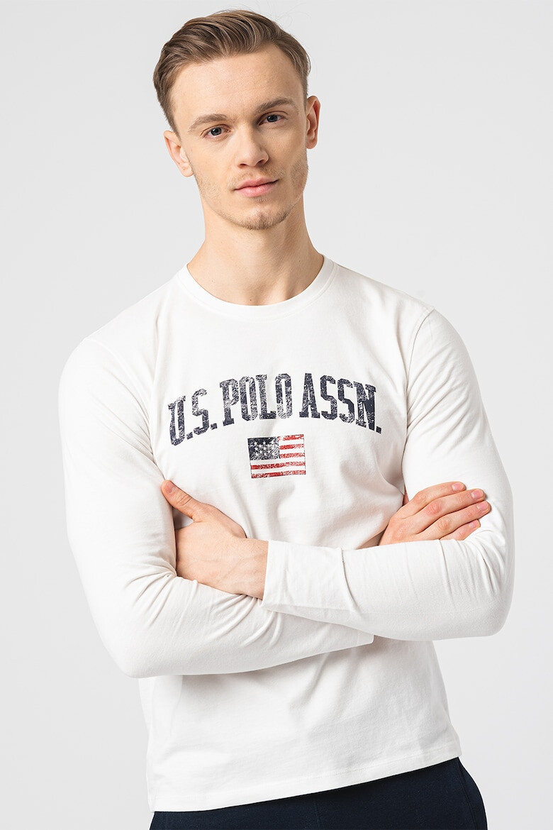 US Polo Assn Блуза с лого - Pepit.bg