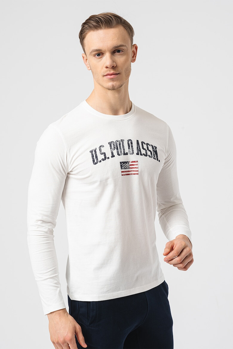 US Polo Assn Блуза с лого - Pepit.bg