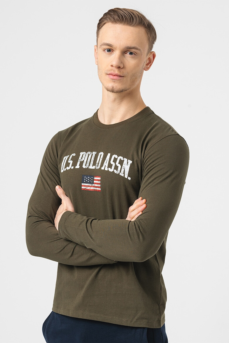 US Polo Assn Блуза с лого - Pepit.bg