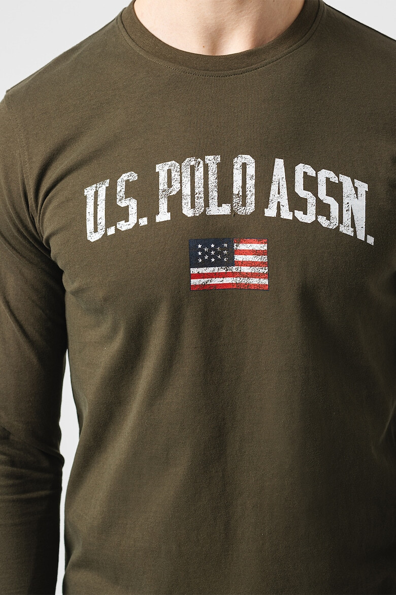 US Polo Assn Блуза с лого - Pepit.bg