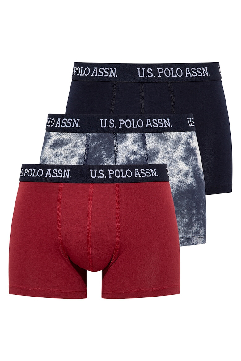 US Polo Assn Боксерки с лог на талията - 3 чифта - Pepit.bg