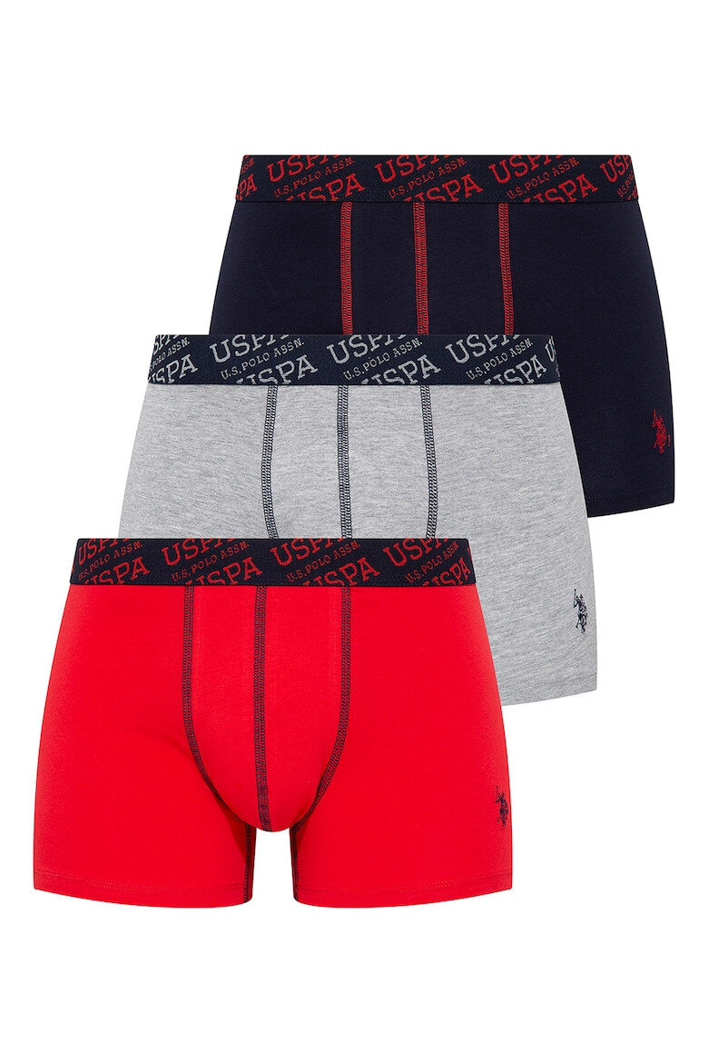 US Polo Assn Боксерки с лого - 3 чифта - Pepit.bg