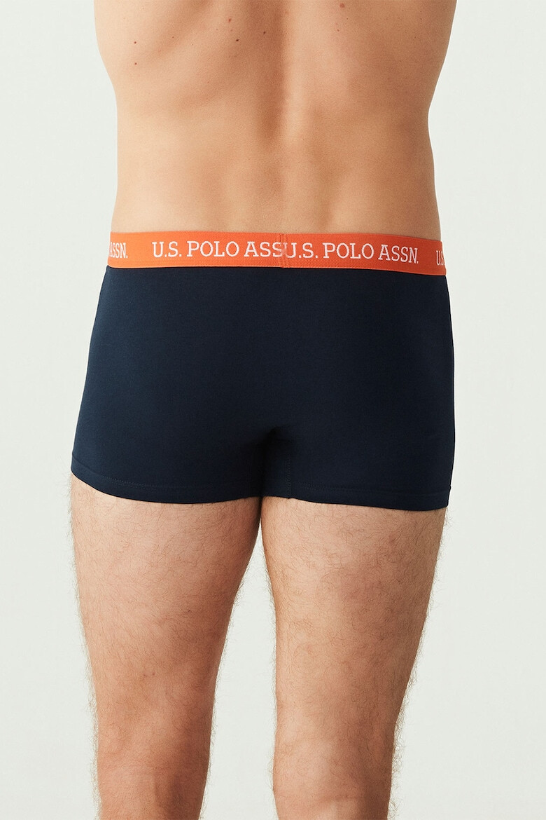 US Polo Assn Боксерки с памук и лого - 3 чифта - Pepit.bg