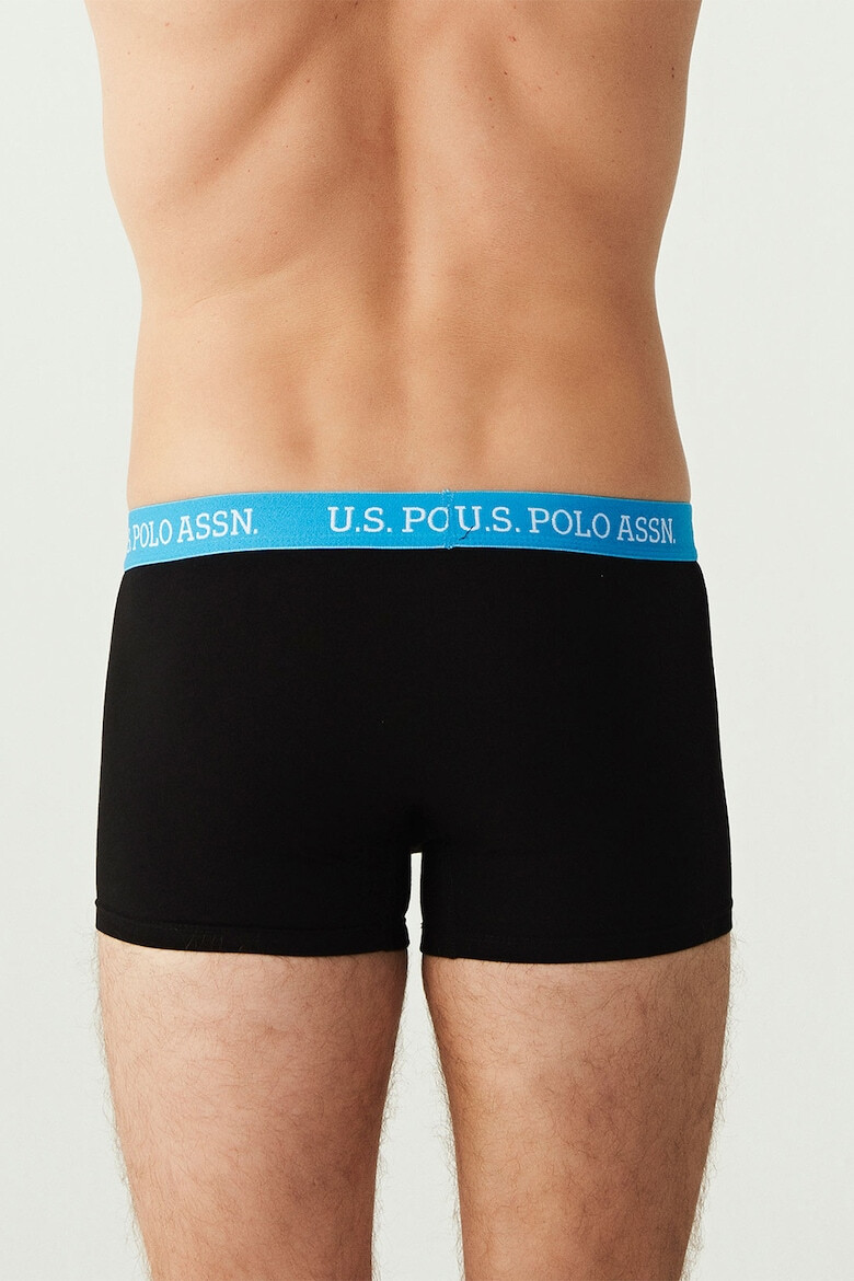 US Polo Assn Боксерки с памук и лого - 3 чифта - Pepit.bg