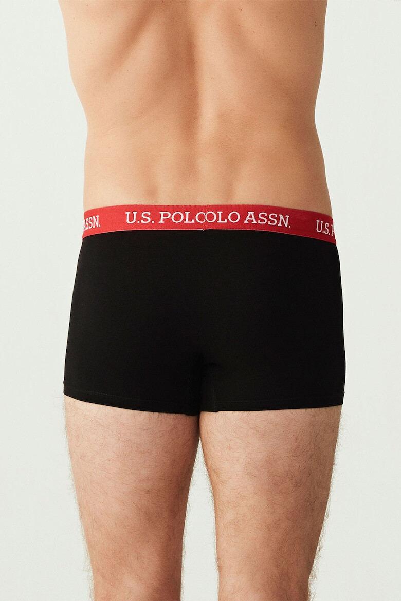 US Polo Assn Боксерки с памук и лого - 3 чифта - Pepit.bg