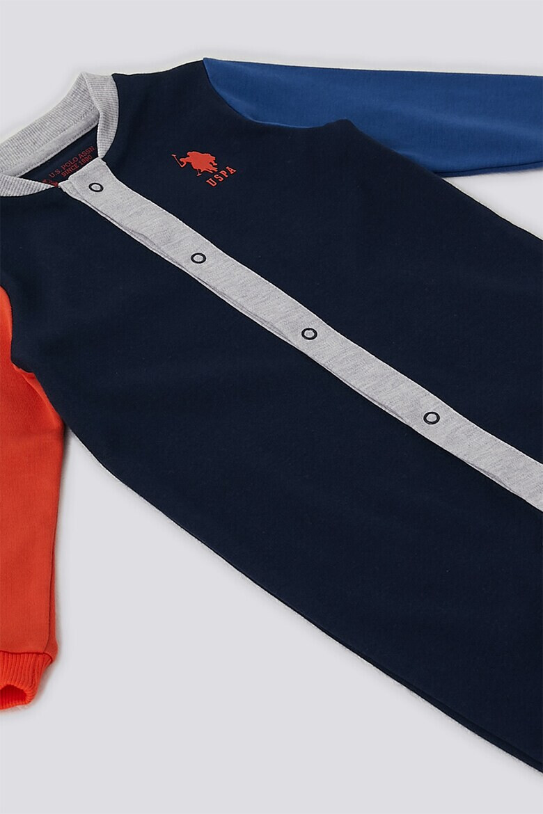 US Polo Assn Гащеризон с лого - Червен/Тъмносин - Pepit.bg