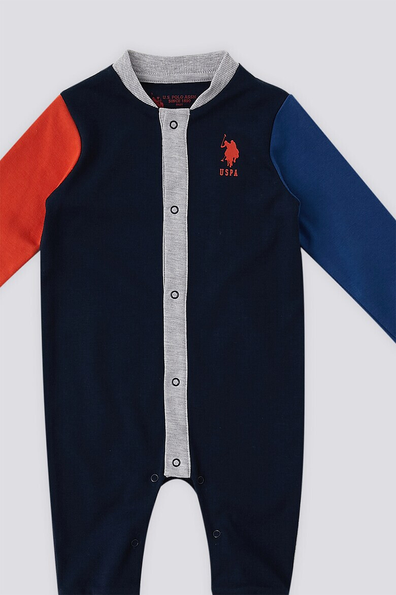 US Polo Assn Гащеризон с лого - Червен/Тъмносин - Pepit.bg
