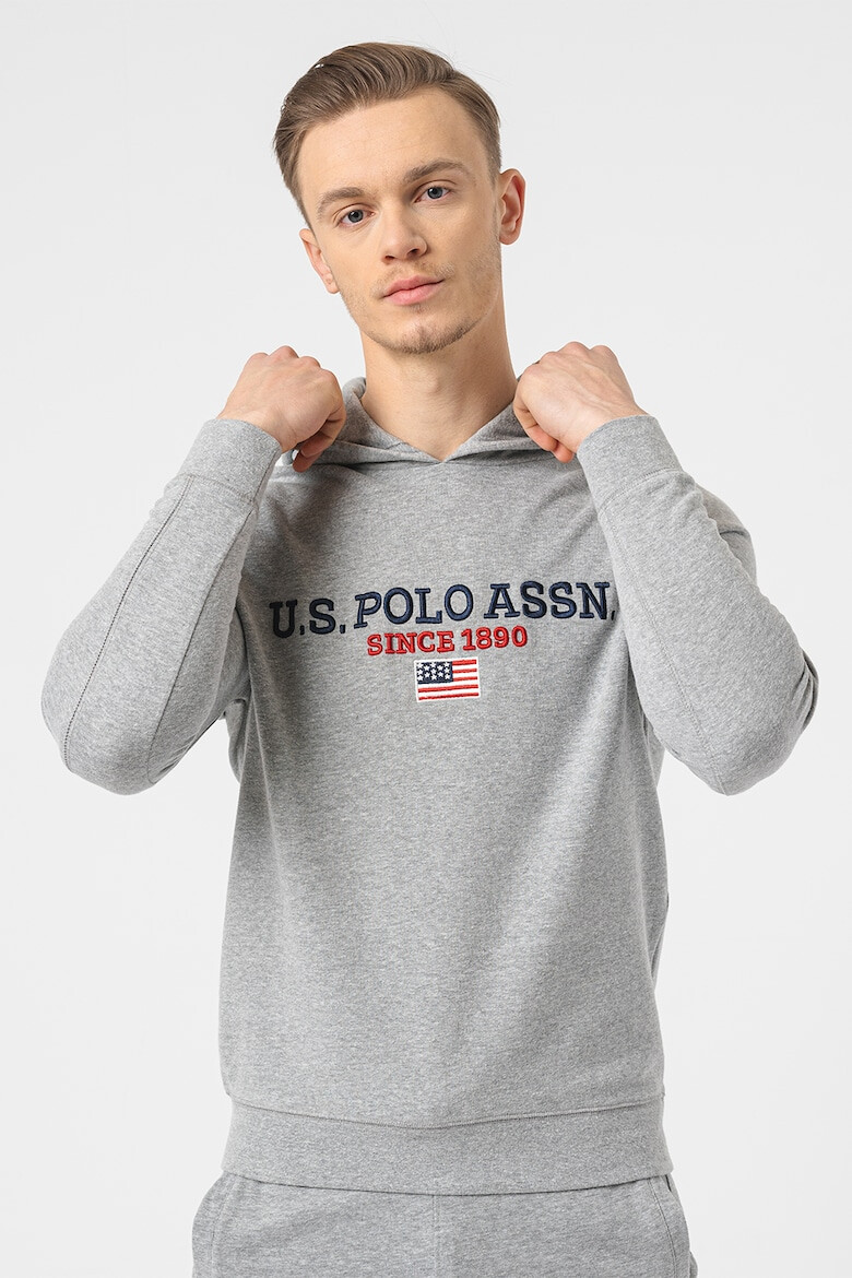 US Polo Assn Худи с бродирано лого - Pepit.bg