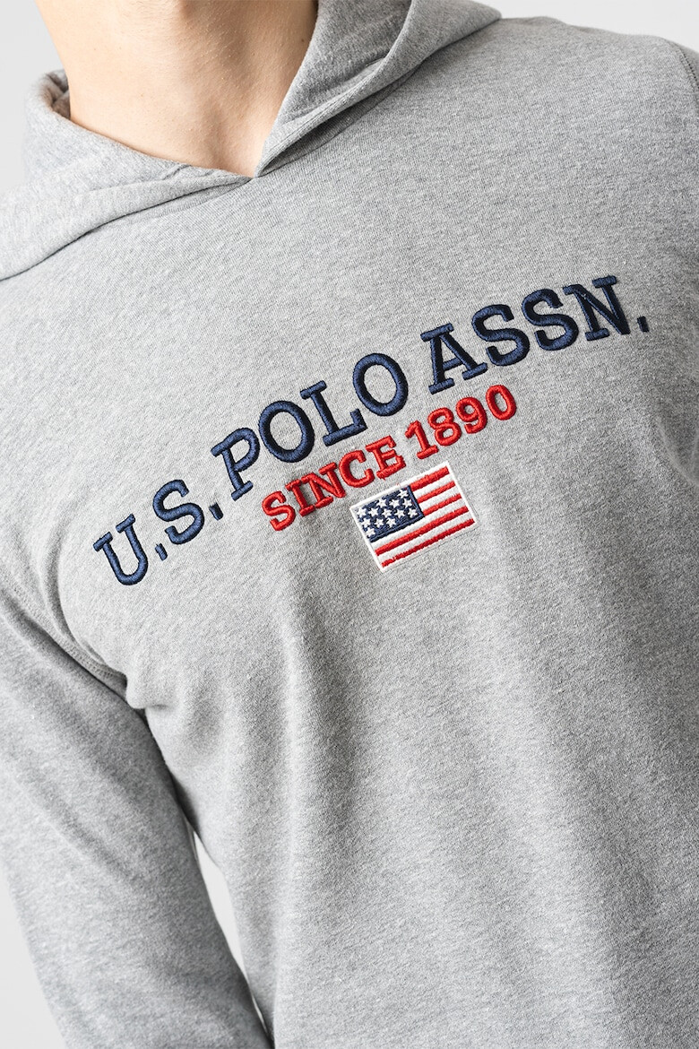 US Polo Assn Худи с бродирано лого - Pepit.bg