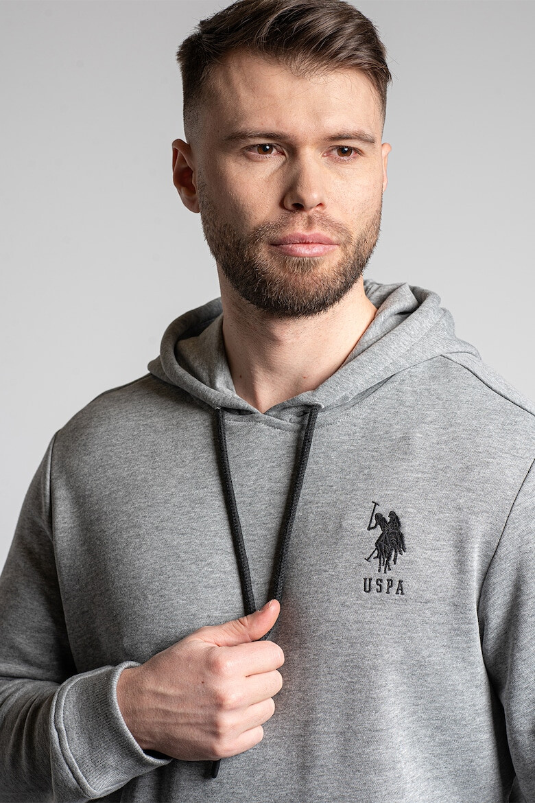 US Polo Assn Худи с памук и джоб кенгуру - Pepit.bg