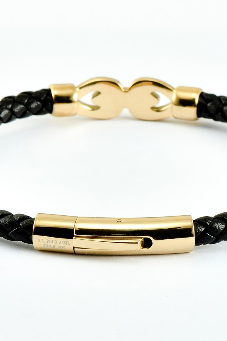 US Polo Assn Кожена гривна с лого - Pepit.bg