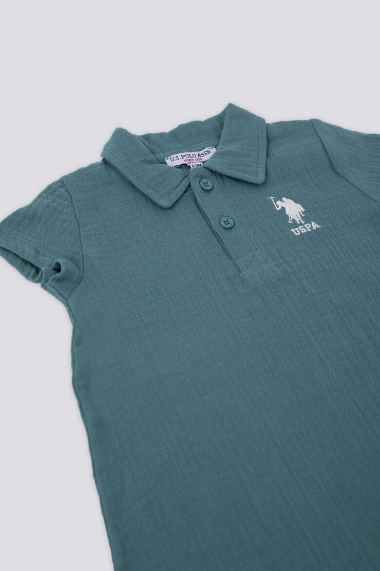 US Polo Assn Къс гащеризон с лого - Pepit.bg