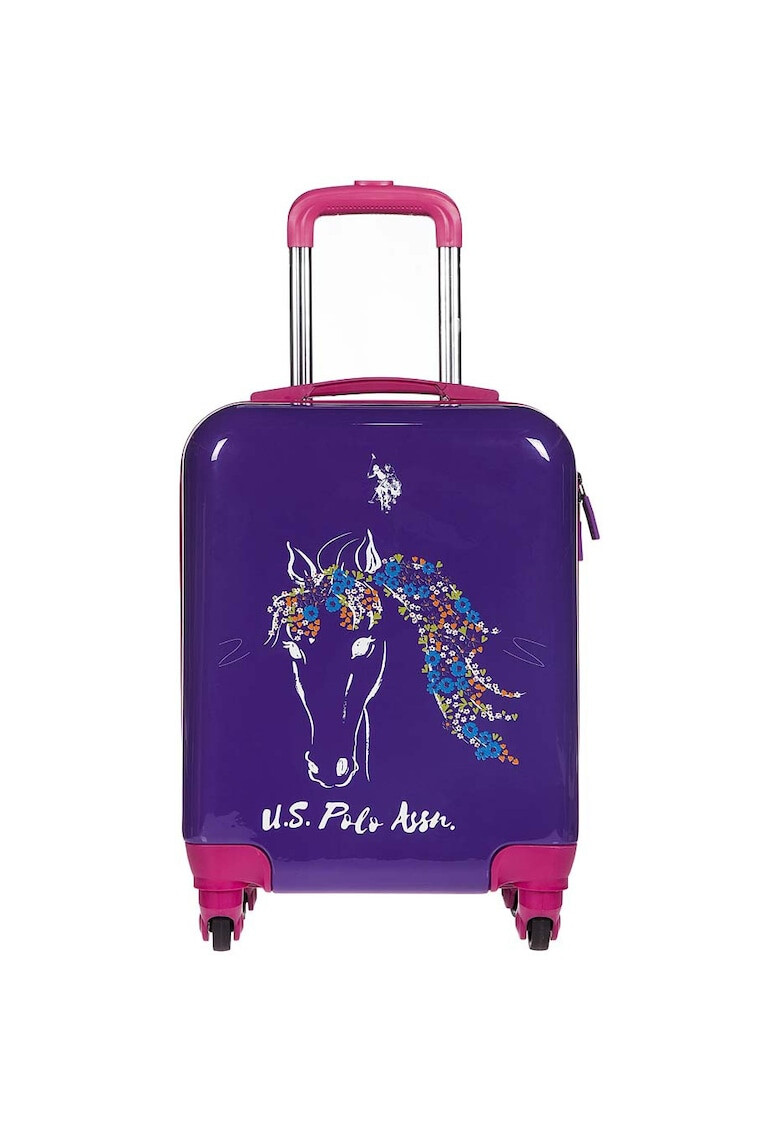 U.S. Polo Assn. Куфар Purple 55X32X22 - Pepit.bg