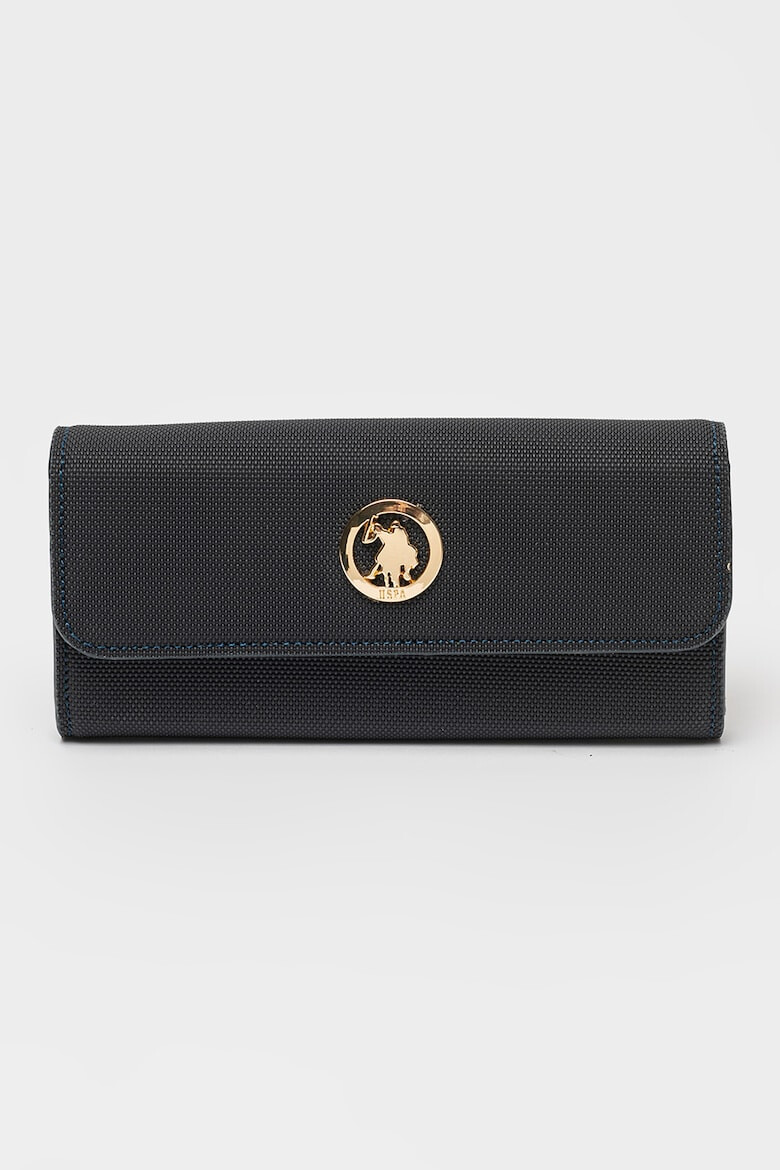 US Polo Assn Портфейл с капаче и лого - Pepit.bg