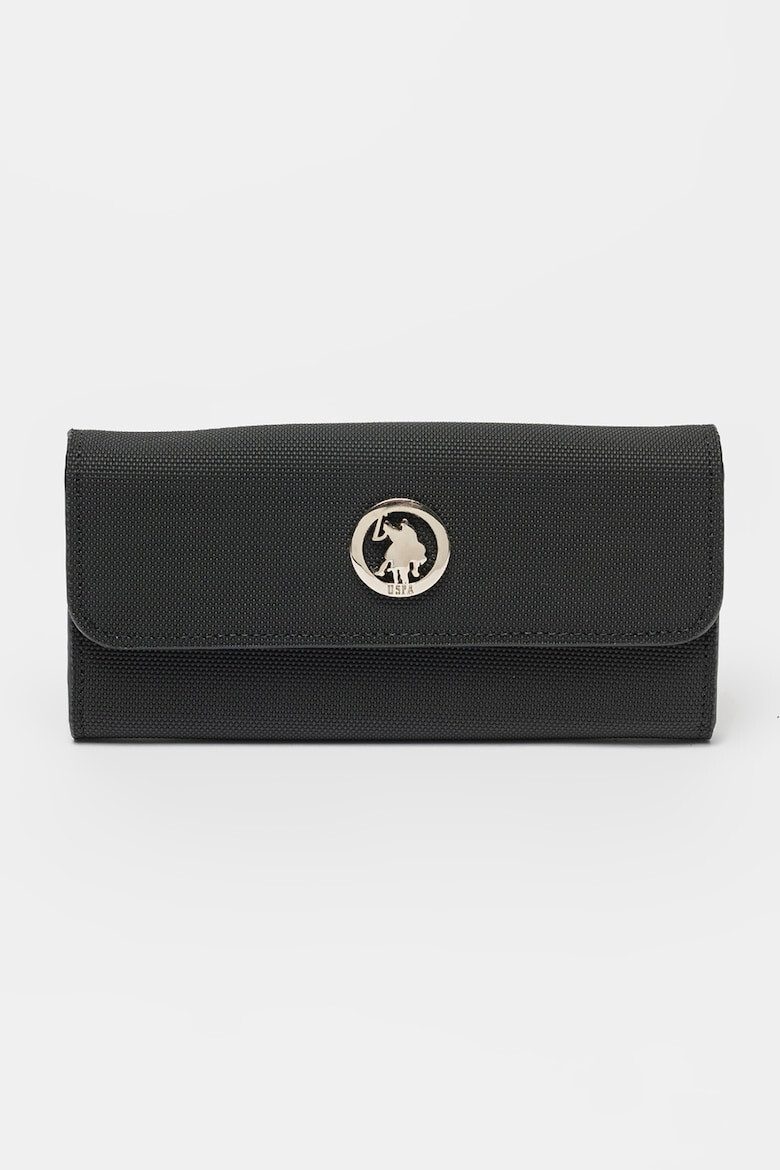US Polo Assn Портфейл с капаче и лого - Pepit.bg