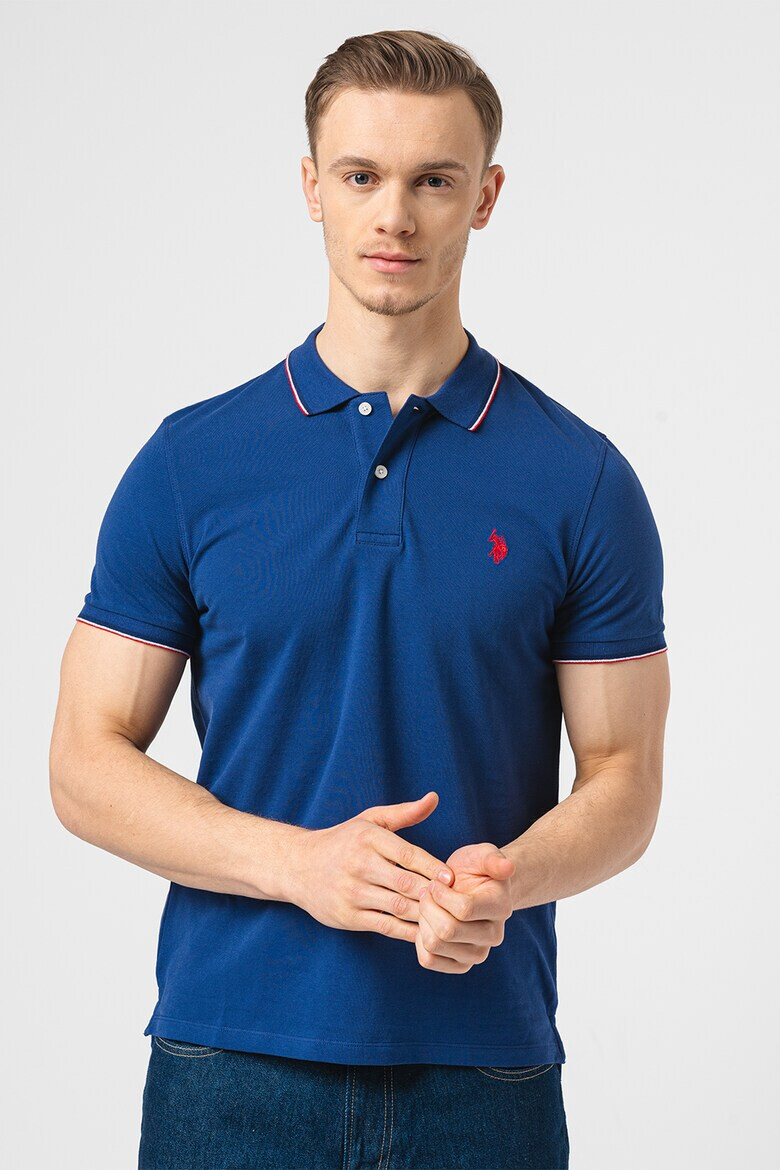 US Polo Assn Тениска с яка - Pepit.bg