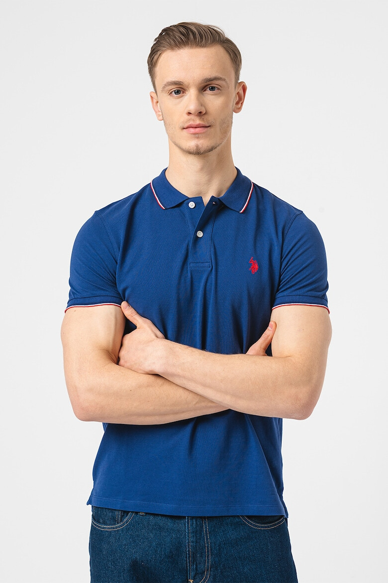 US Polo Assn Тениска с яка - Pepit.bg