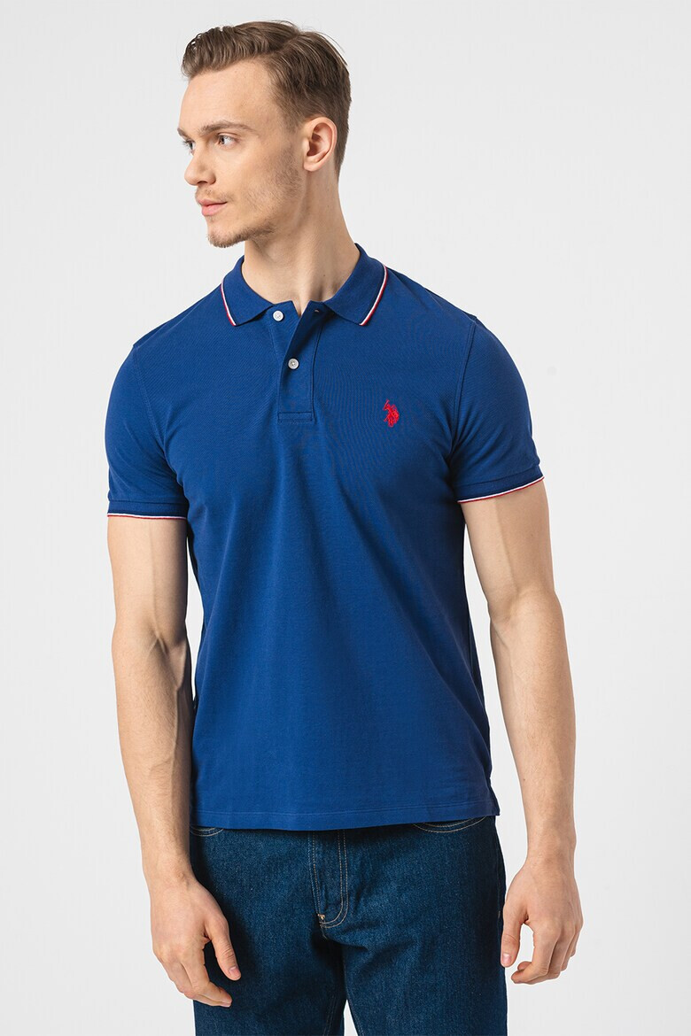 US Polo Assn Тениска с яка - Pepit.bg