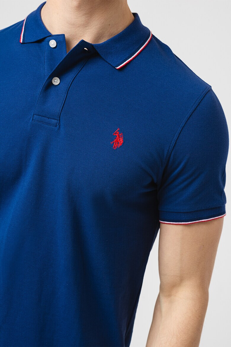 US Polo Assn Тениска с яка - Pepit.bg