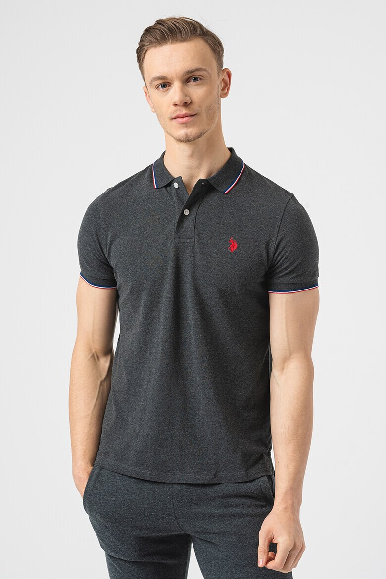 US Polo Assn Тениска с яка - Pepit.bg