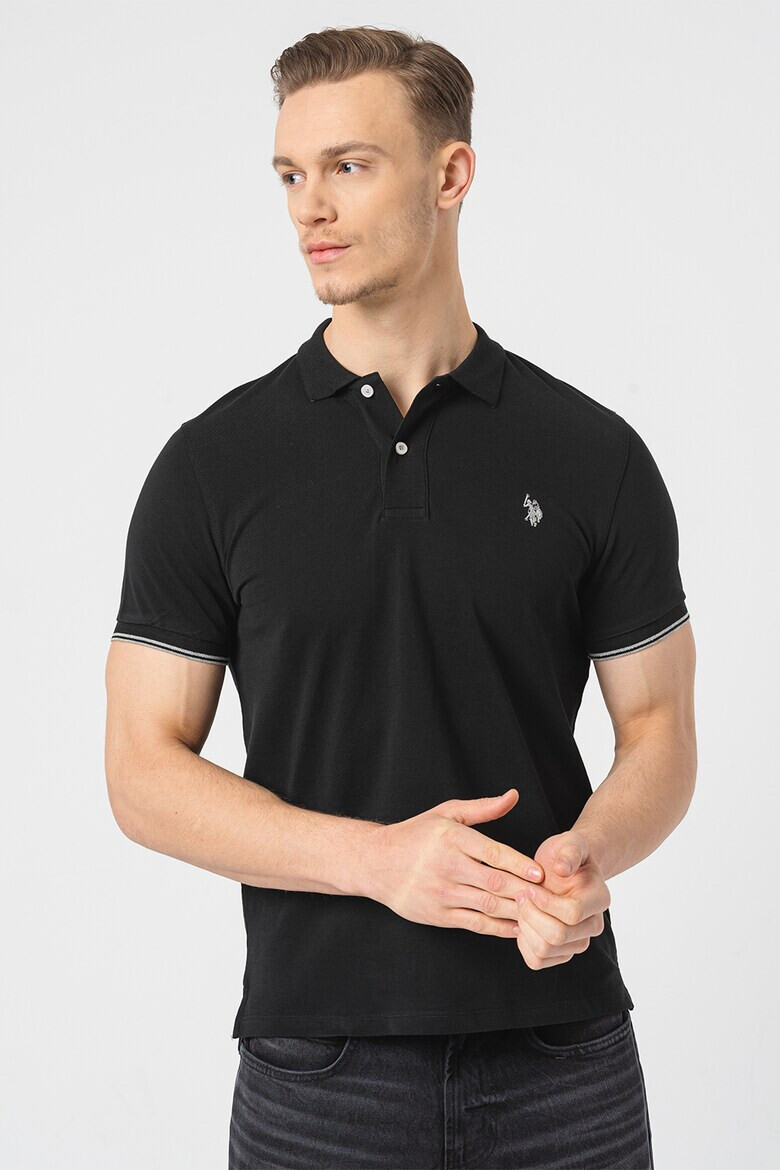 US Polo Assn Тениска с яка - Pepit.bg