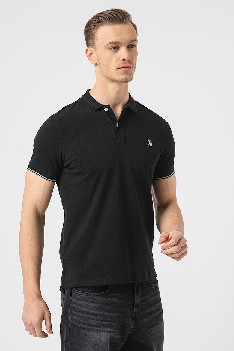 US Polo Assn Тениска с яка - Pepit.bg