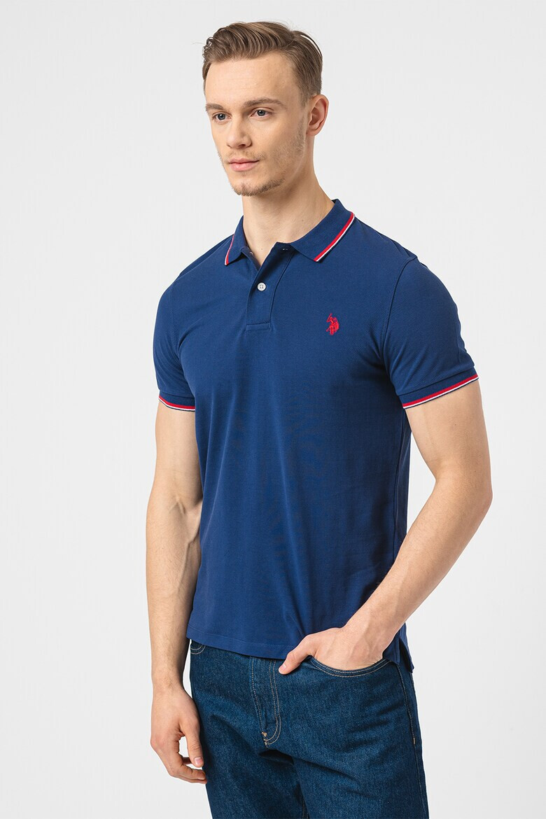 US Polo Assn Тениска с яка - Pepit.bg