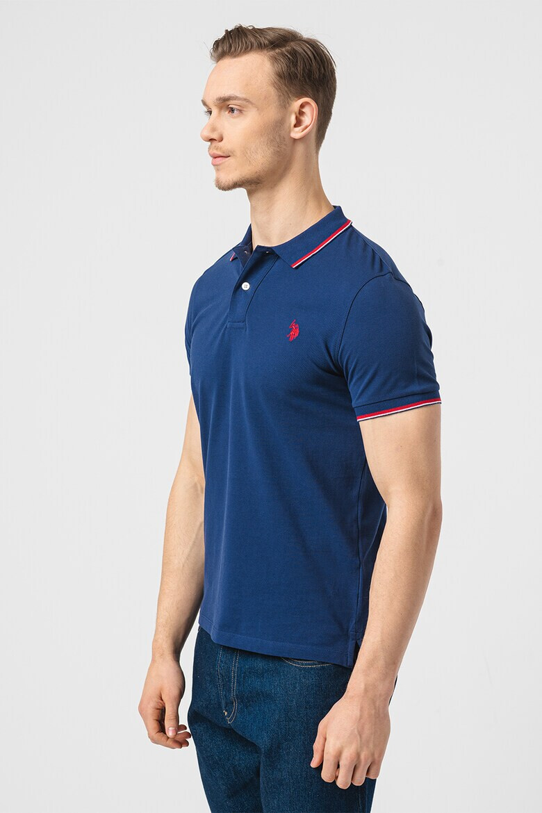 US Polo Assn Тениска с яка - Pepit.bg