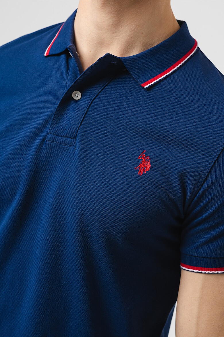 US Polo Assn Тениска с яка - Pepit.bg