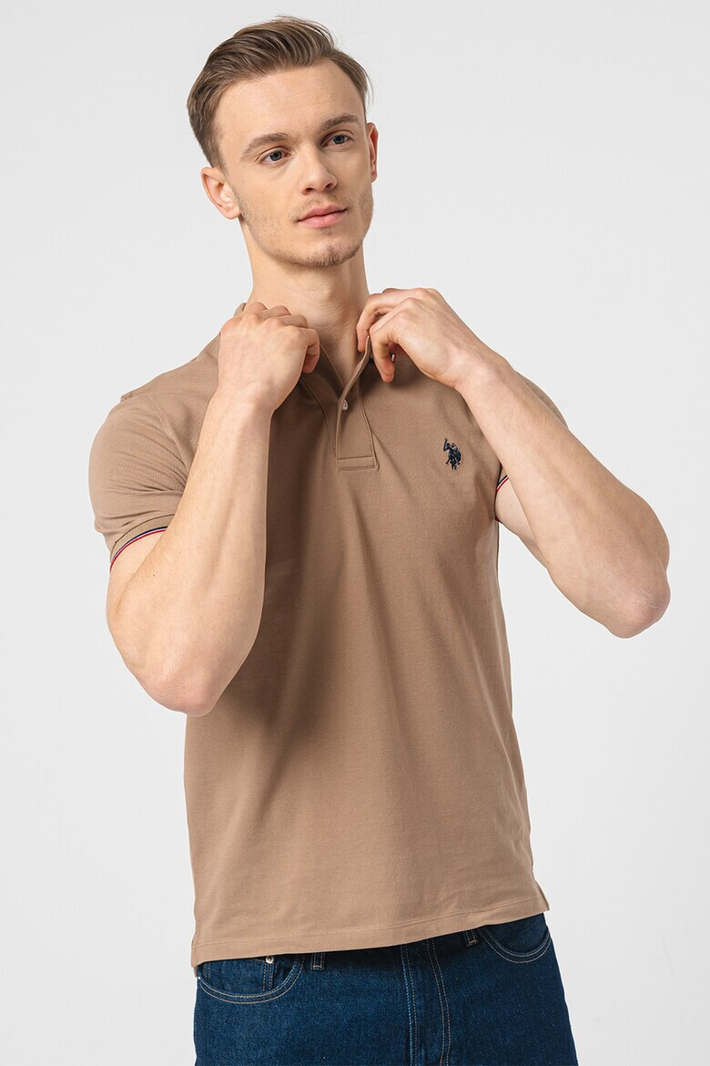 US Polo Assn Тениска с яка - Pepit.bg