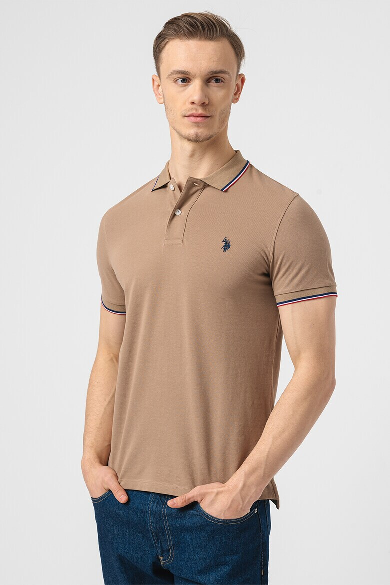 US Polo Assn Тениска с яка - Pepit.bg